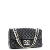 Westminster Pearl Chain Flap Bag Quilted Lambskin Medium