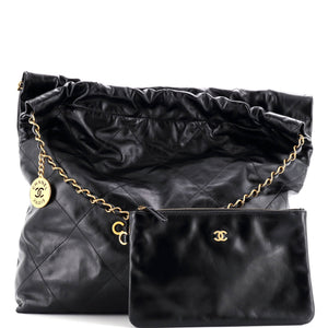 22 Chain Hobo Quilted Calfskin Medium