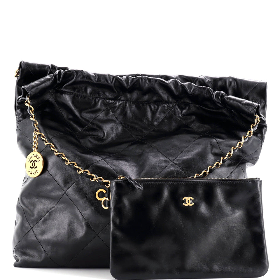 22 Chain Hobo Quilted Calfskin Medium