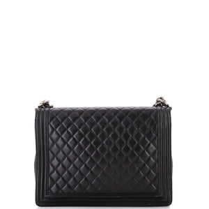 Boy Flap Bag Quilted Calfskin Large