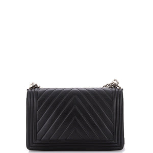 Boy Flap Bag Chevron Calfskin New Medium