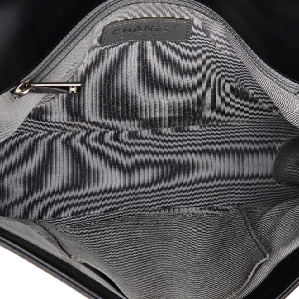 Boy Flap Bag Chevron Calfskin New Medium
