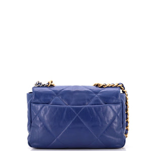 19 Flap Bag Quilted Leather Medium