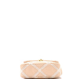 19 Flap Bag Crochet Quilted Calfskin Medium