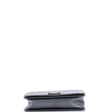 Boy Flap Bag Quilted Metallic Calfskin New Medium