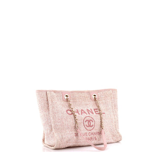 Deauville Tote Raffia with Glitter Detail Small
