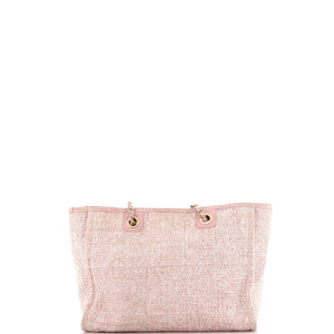 Deauville Tote Raffia with Glitter Detail Small