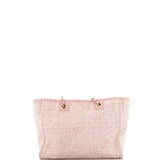 Deauville Tote Raffia with Glitter Detail Small