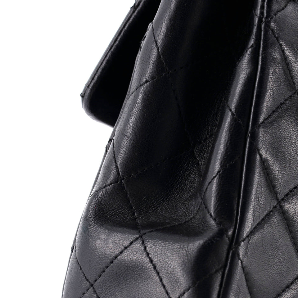 Vintage Classic Double Flap Bag Quilted Lambskin Medium