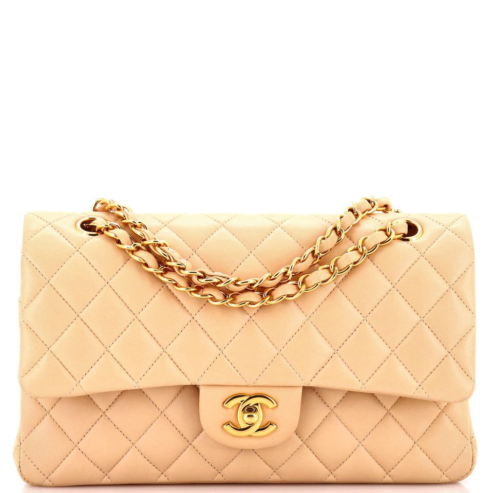 Classic Double Flap Bag Quilted Lambskin Medium