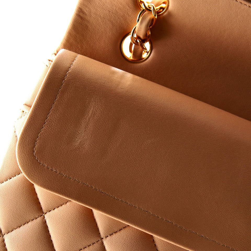 Classic Double Flap Bag Quilted Lambskin Medium