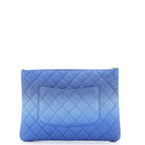 O Case Clutch Quilted Ombre Caviar Medium