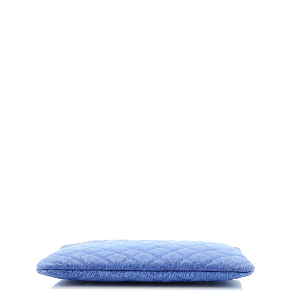 O Case Clutch Quilted Ombre Caviar Medium