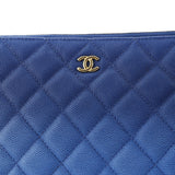 O Case Clutch Quilted Ombre Caviar Medium