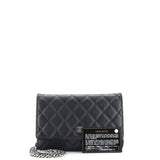 Wallet on Chain Quilted Lambskin