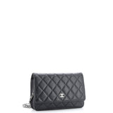 Wallet on Chain Quilted Lambskin