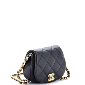 Coco Mail Clutch with Chain Quilted Calfskin Mini