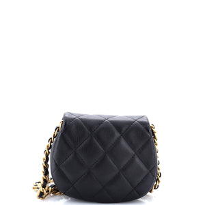Coco Mail Clutch with Chain Quilted Calfskin Mini