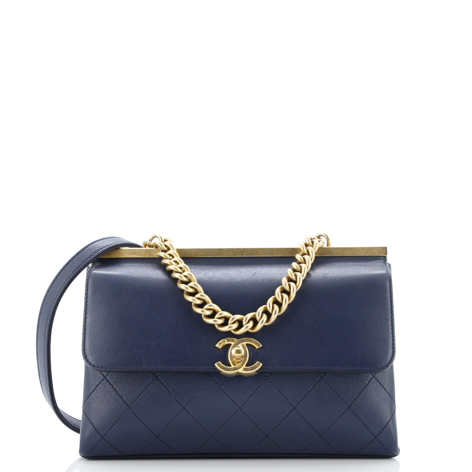 Coco Luxe Flap Bag Quilted Lambskin Small