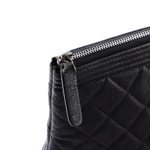 Boy O Case Clutch Quilted Caviar Medium