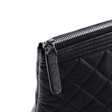 Boy O Case Clutch Quilted Caviar Medium