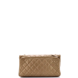 CC Crown Flap Bag Quilted Leather Medium