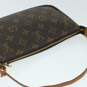 Louis Vuitton Pochette Accessoire  Canvas Clutch Bag