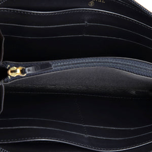 Timeless CC Zipped Wallet Caviar Long