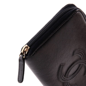 Timeless CC Zipped Wallet Caviar Long
