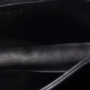 So Black Trendy CC Top Handle Bag Quilted Lambskin Small