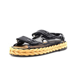 Women's Velcro Espadrille Dad Sandals Mesh