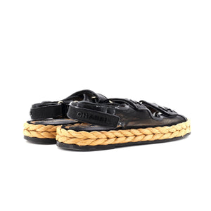 Women's Velcro Espadrille Dad Sandals Mesh