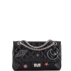 Space Charms Reissue 2.55 Flap Bag Quilted Aged Calfskin 225
