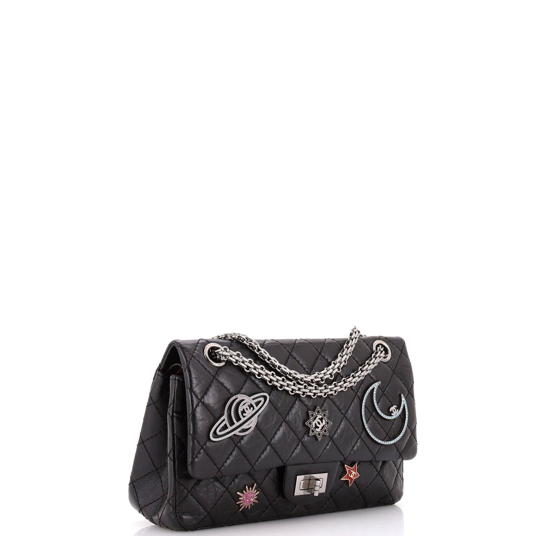 Space Charms Reissue 2.55 Flap Bag Quilted Aged Calfskin 225