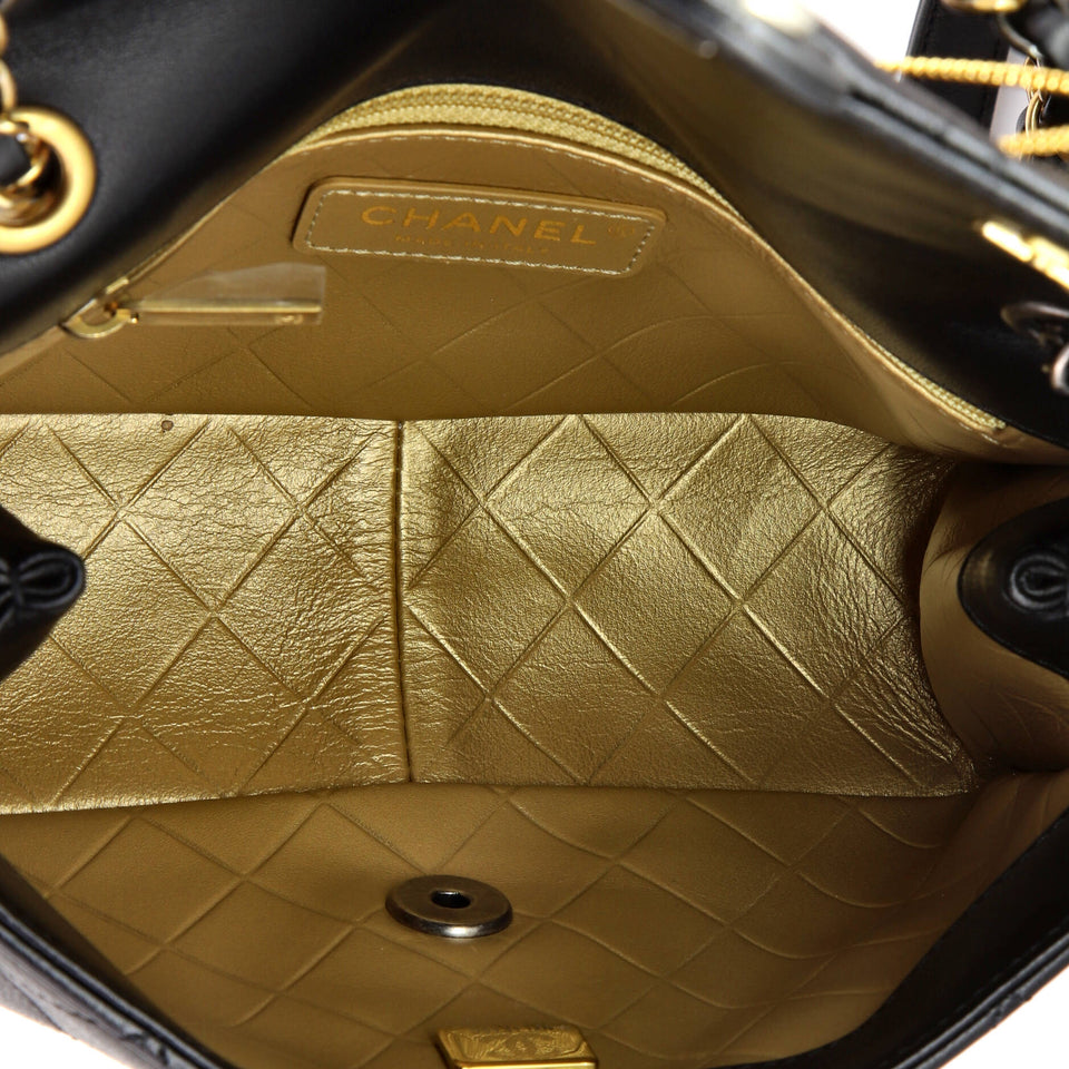 Coco Clips Flap Bag Embellished Quilted Lambskin Small