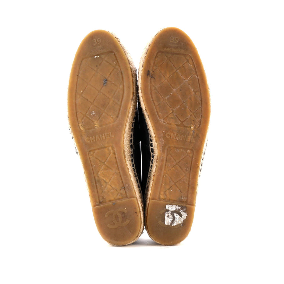 Women's CC Cap Toe Espadrilles Leather