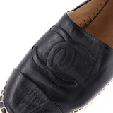 Women's CC Cap Toe Espadrilles Leather