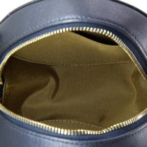 Chic Pearls Round Clutch with Chain Quilted Lambskin