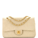 Vintage Classic Double Flap Bag Quilted Lambskin Medium
