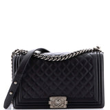 Boy Flap Bag Quilted Lambskin New Medium