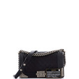 Paris-Dallas Boy Flap Bag Quilted Calfskin with Metal Adornments Old Medium