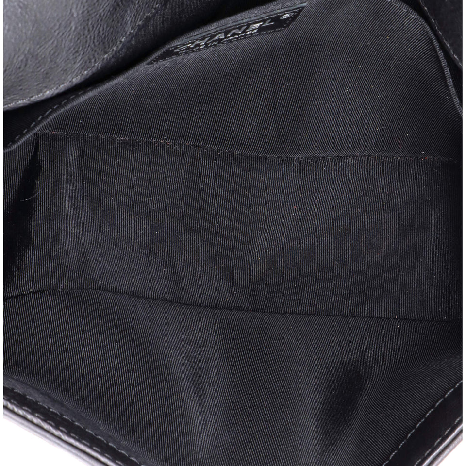 Paris-Dallas Boy Flap Bag Quilted Calfskin with Metal Adornments Old Medium