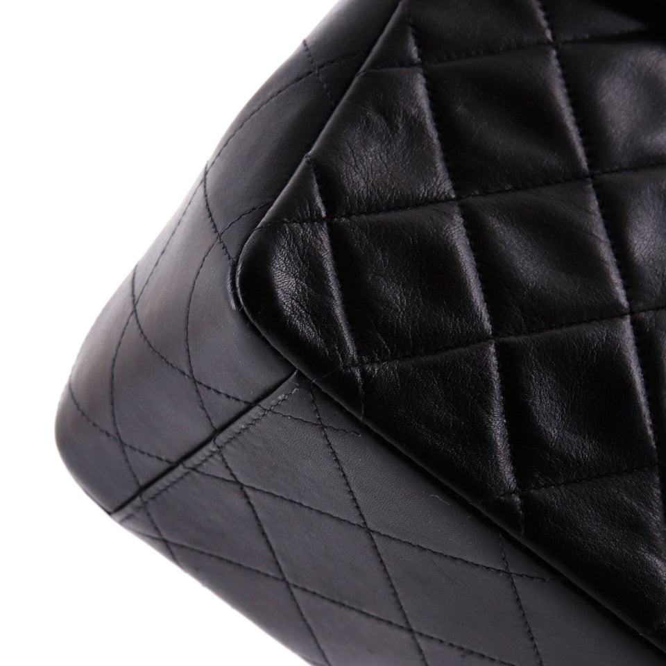Vintage Classic Single Flap Bag Quilted Lambskin Maxi