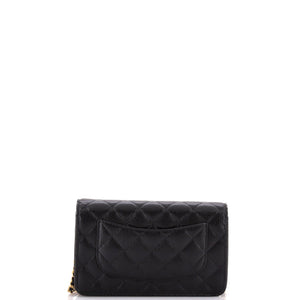 Turnlock CC Wallet on Chain Quilted Caviar