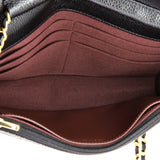 Turnlock CC Wallet on Chain Quilted Caviar