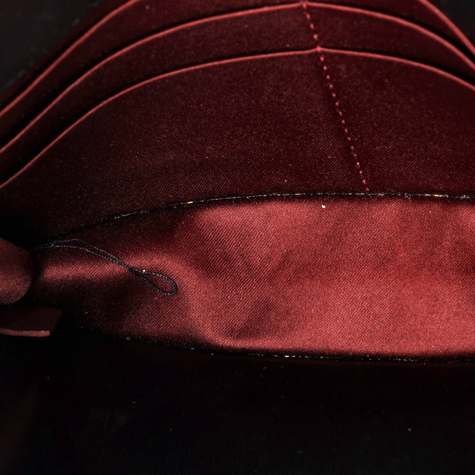 Golden Class Wallet on Chain Quilted Lambskin