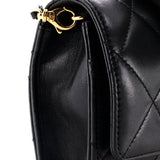 Golden Class Wallet on Chain Quilted Lambskin