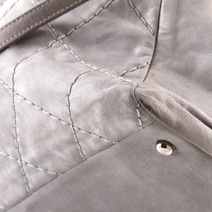 Sea Hit Shoulder Bag Quilted Iridescent Calfskin Large