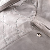 Sea Hit Shoulder Bag Quilted Iridescent Calfskin Large