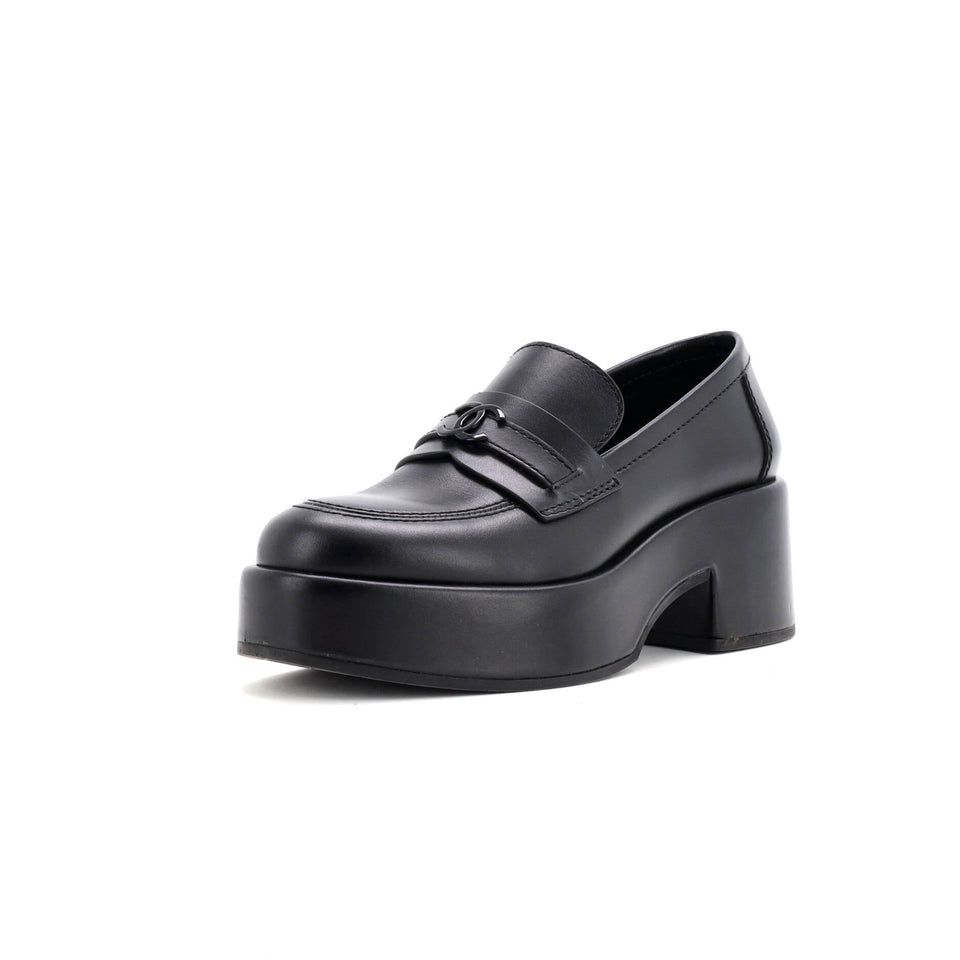 Women's CC Platform Loafers Leather